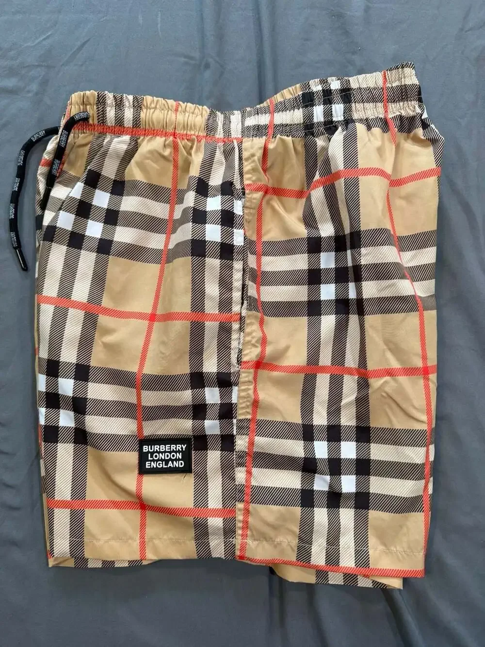 Burberry Men's Vintage Check Swim Trunks